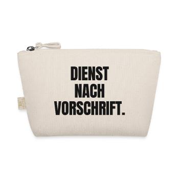 Dienst nach Vorschrift hell - Arbeit Büro Amt - Bio-Täschchen - Natur - Vorne