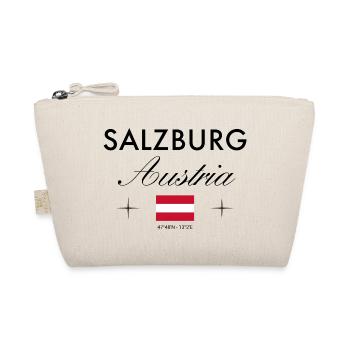 Salzburg Österreich Koordinaten Reise Souvenir - Bio-Täschchen - Natur - Vorne