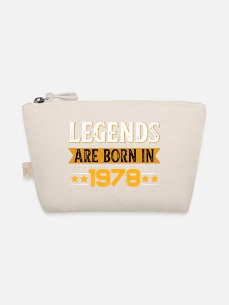 Birthday born in 1978 - Bio-Täschchen - Natur