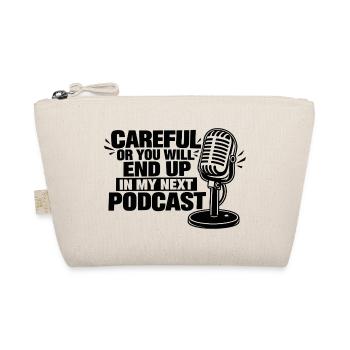 Podcaster & Content Creator – Podcast-Moderator & Radio - Bio-Täschchen - Natur - Vorne