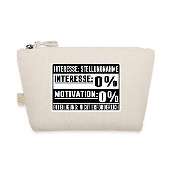 Status: 0 % – Interesse & Motivation - Bio-Täschchen - Natur - Vorne