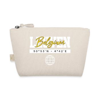 Löwen Belgien Koordinaten Reise Souvenir - Bio-Täschchen - Natur - Vorne