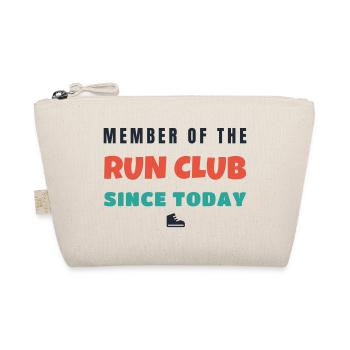 Run Club Member Since Today Lauf Spruch - Bio-Täschchen - Natur - Vorne