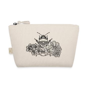Biene mit Blumen || annie. - Bio-Täschchen - Natur - Vorne