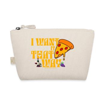 I Want It That Way Pizza Wein - Bio-Täschchen - Natur - Vorne