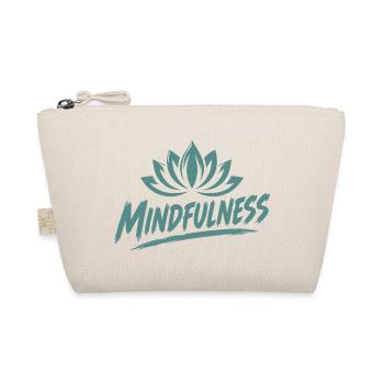 Mindfulness Achtsamkeit Lotusblumen Meditation - Bio-Täschchen - Natur - Vorne