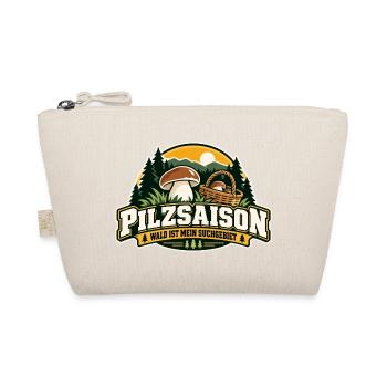 Pilzsaison Waldforaging Logo - Bio-Täschchen - Natur - Vorne