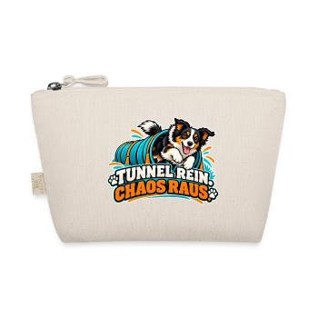 Tunnel Rein Chaos Raus – Hundedesign - Bio-Täschchen - Natur - Vorne