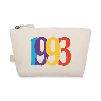 Geboren 1993 Geburtstagsgeschenk Geburtstag 93 - Bio-Täschchen - Natur - Vorne