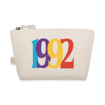 Geboren 1992 Geburtstagsgeschenk Geburtstag 92 - Bio-Täschchen - Natur - Vorne