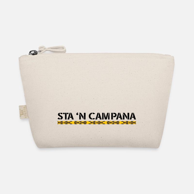 Römische Redewendungen "Sta 'n Campana" - Bio-Täschchen - Natur