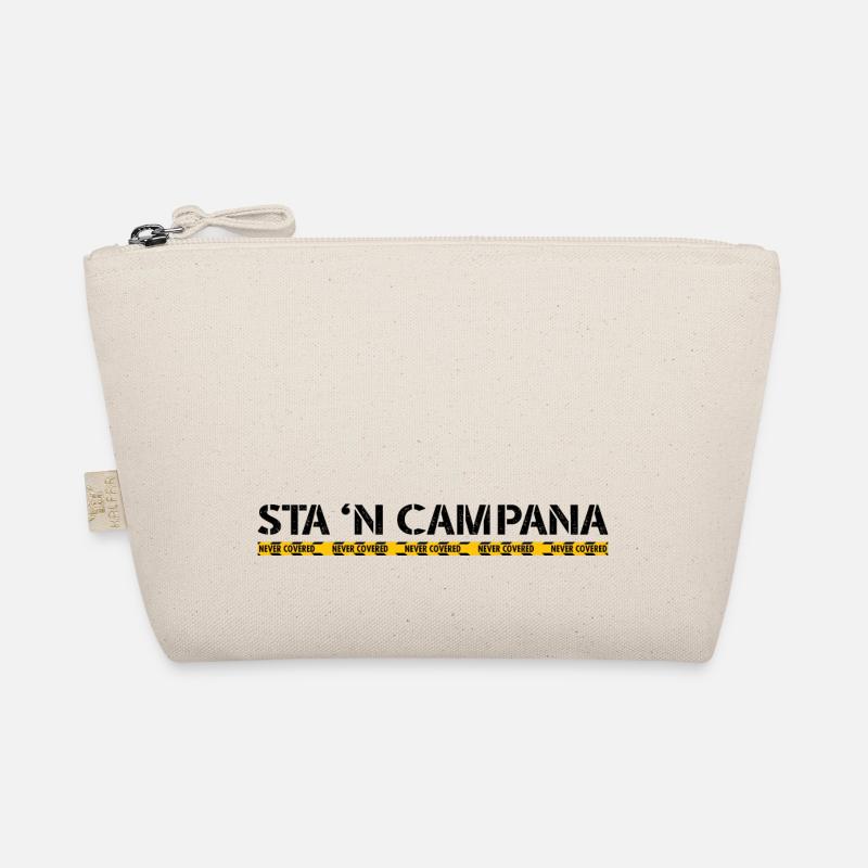 Römische Redewendungen "Sta 'n Campana" - Bio-Täschchen - Natur