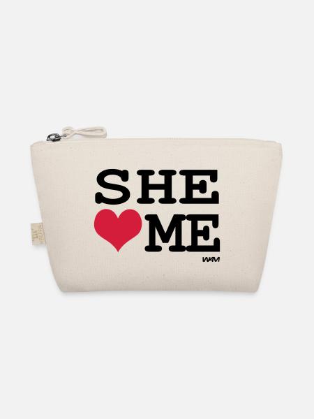 elle m'aime par wam - Trousse biologique - nature - Devant