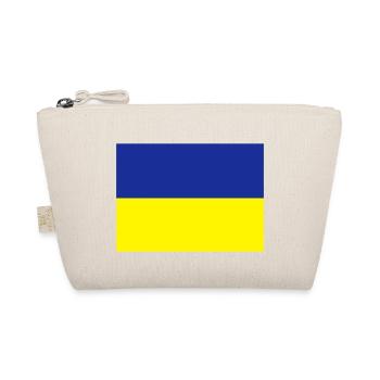 fahne_ukraine - Bio-Täschchen - Natur - Vorne