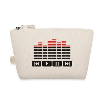 Equalizer audio player dj - Organic Pouch - nature - Front