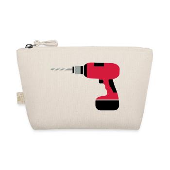 A cordless drill - Organic Pouch - nature - Front