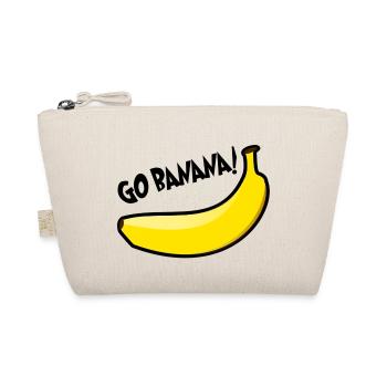 Funny The Simpsons quote: Go banana! - Organic Pouch - nature - Front