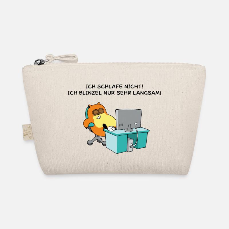 Hamster Blinzel - Bio-Täschchen - Natur