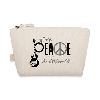 give_ peace_a_chance - Bio-Täschchen - Natur - Vorne