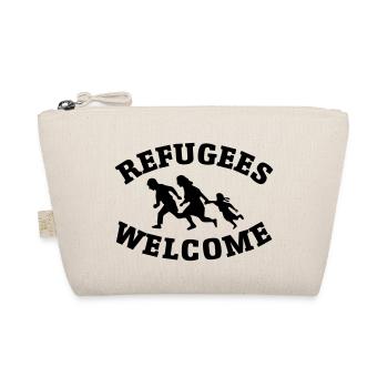 Refugees Welcome - Bio-Täschchen - Natur - Vorne