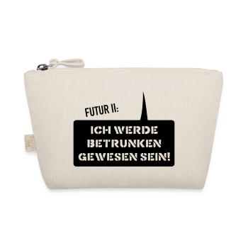 Futur 2 Ich werde betrunk - Bio-Täschchen - Natur - Vorne