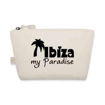 Ibiza Paradise Spanien Balearen Urlaub Geschenk - Bio-Täschchen - Natur - Vorne
