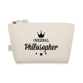 Original drei Sterne Deluxe Philosoph - Bio-Täschchen - Natur - Vorne