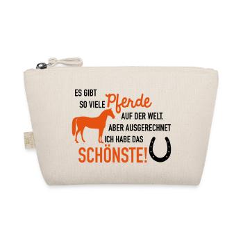 Schönstes Pferd - Bio-Täschchen - Natur - Vorne