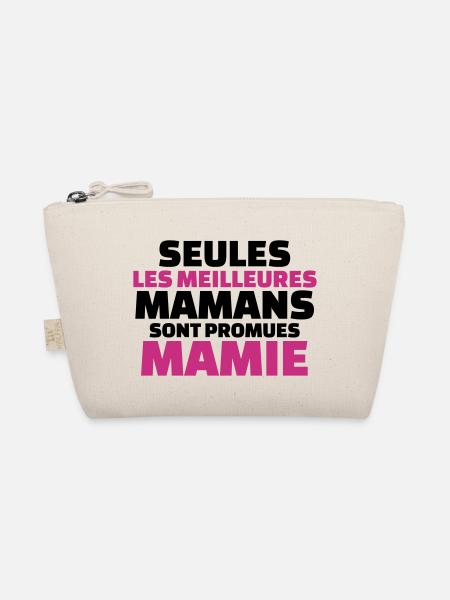 Seules les meilleures maman sont promues mamie - Trousse biologique - nature