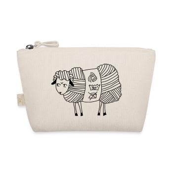 Angry Woolly Sheep - Bio-Täschchen - Natur - Vorne