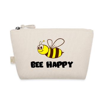 Bee happy - Organic Pouch - nature - Front