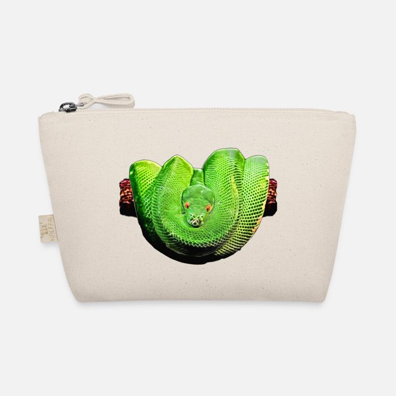 Snake Fractalized Organic Pouch