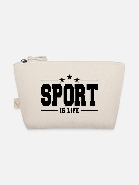Sport ist Leben - Bio-Täschchen - Natur