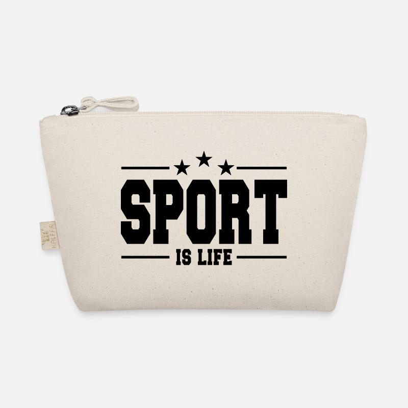 Sport ist Leben - Bio-Täschchen - Natur