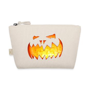 Halloween Pumpkin - Organic Pouch - nature - Front