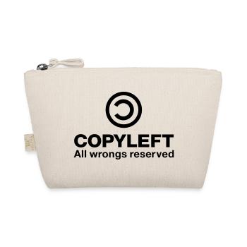 Copyleft All wrongs reserved - Organic Pouch - nature - Front