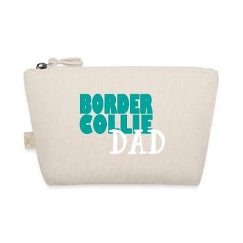 BORDER COLLIE DOG DAD - Bio-Täschchen - Natur - Vorne