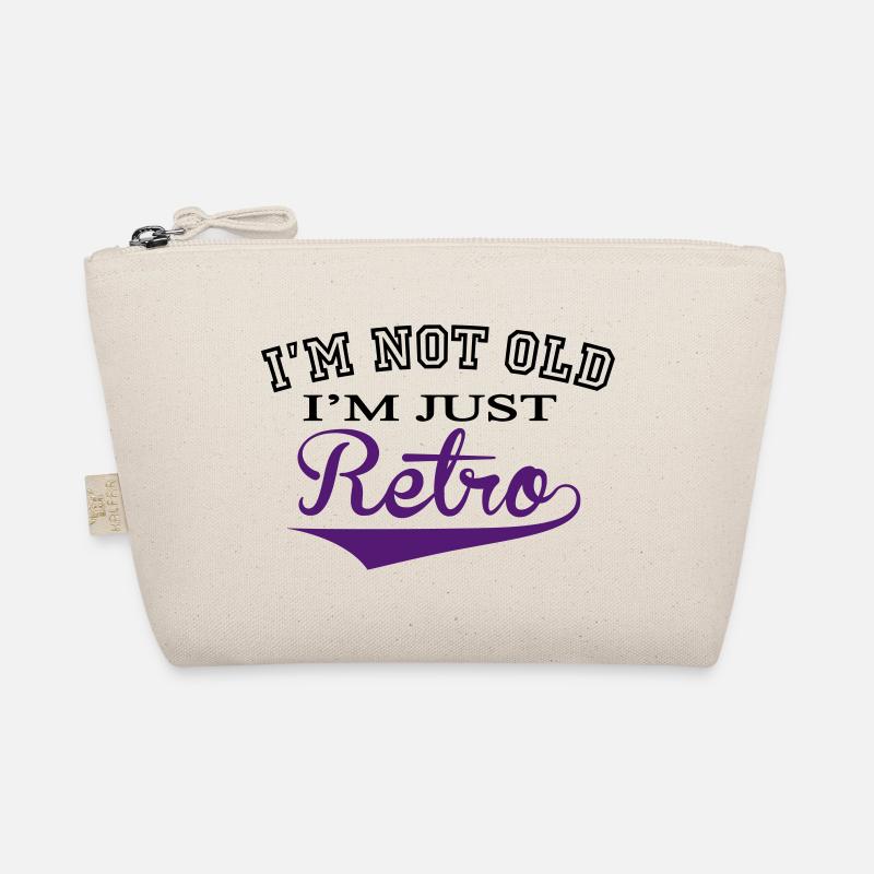 Not Old .... Retro - 2 Colour Organic Pouch