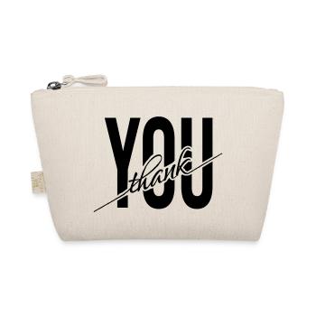 Thank You Thank you Thank you gift - Organic Pouch - nature - Front