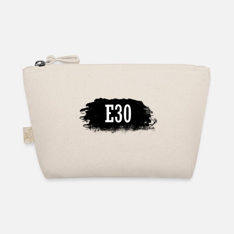 E30 lettering black Organic Pouch