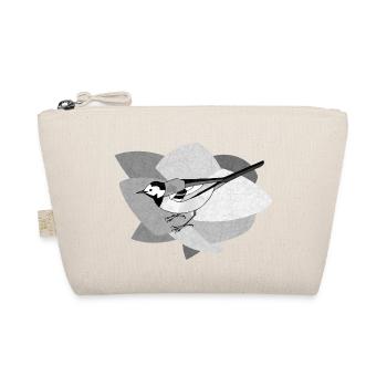 Wagtail bird - Organic Pouch - nature - Front