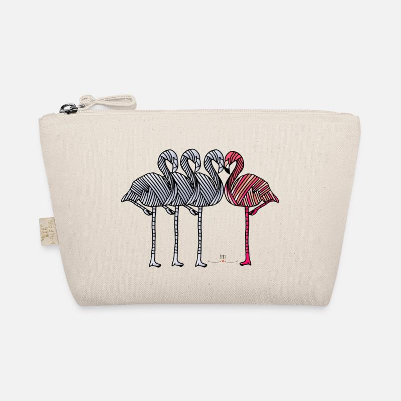 Ich bin ein Flamingo, ich darf das... Bio-Täschchen