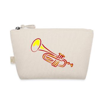 Trompette en laiton design - Trousse biologique - nature - Devant