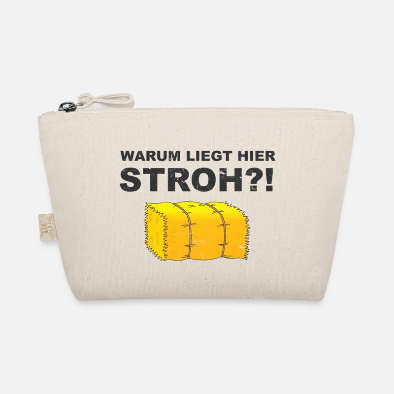 Warum liegt hier Stroh!? Bio-Täschchen