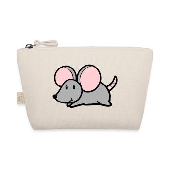 Süsse Maus - Bio-Täschchen - Natur - Vorne