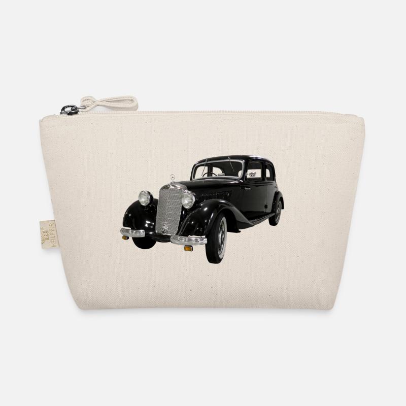 ALTES AUTO / KLASSISCHES FAHRZEUG - Bio-Täschchen - Natur