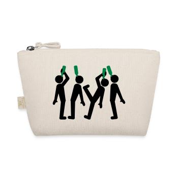 Funny 4 Beer Alcohol Drinking Friends Team Crew - Organic Pouch - nature - Front