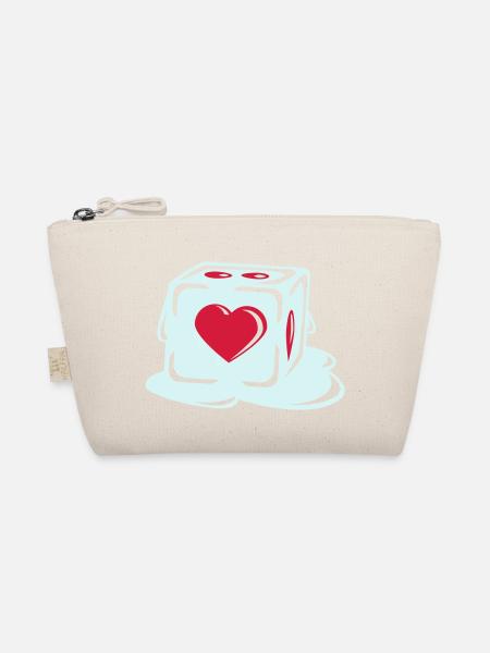 With Heart - Organic Pouch - nature - Front