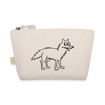 Wolf - Bio-Täschchen - Natur - Vorne