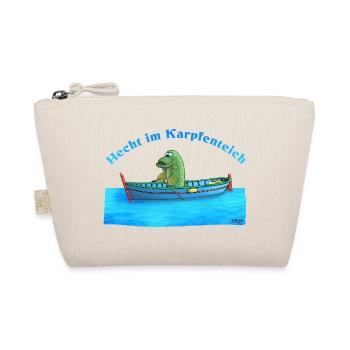 Hecht im Karpfenteich - Bio-Täschchen - Natur - Vorne